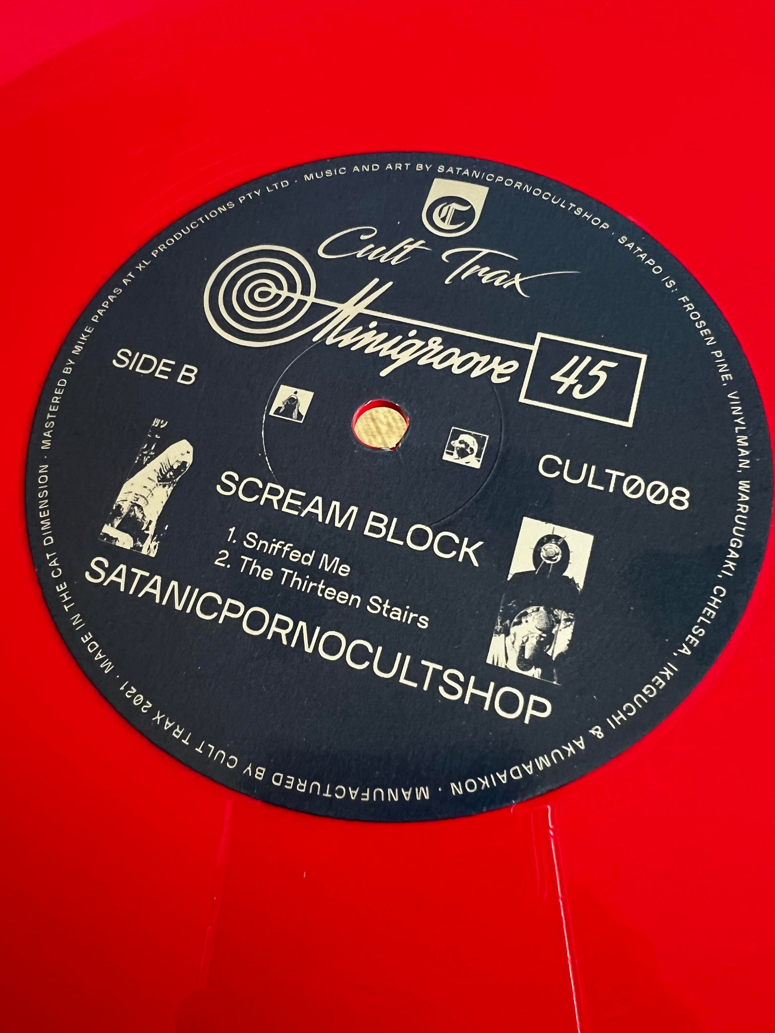 SATANICPORNOCULTSHOP - Vinyle Scream Block